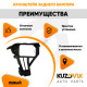 Крепление заднего бампера левое Ford Focus 2 (2005-2011) хэтчбэк KUZOVIK