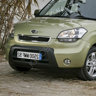 Бампер передний в цвет кузова Kia Soul 1 (2008-2011) дорестайлинг